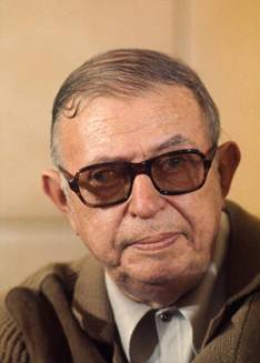 Jean-Paul Sartre Visits Stuttgart 1974